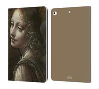 Head Case Designs Officially Licensed The National Gallery The Virgin Of The Rocks Art Leather Wallet Case Compatible With Apple iPad 9.7 2017 / iPad 9.7 2018