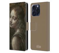 Head Case Designs Officially Licensed The National Gallery The Virgin Of The Rocks Art Leather Wallet Case Compatible With Apple iPhone 16 Pro Max