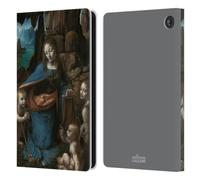 Head Case Designs Officially Licensed The National Gallery The Virgin Of The Rocks Religious & Mythological Leather Wallet Case Compatible With Amazon Fire 7 2022