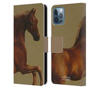 Head Case Designs Officially Licensed The National Gallery Whistlejacket Nature Leather Wallet Case Compatible With Apple iPhone 12 / iPhone 12 Pro