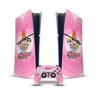 Head Case Designs Officially Licensed The Powerpuff Girls Group Graphics Vinyl Sticker Gaming Skin Decal Compatible With Sony PlayStation 5 PS5 Slim Digital Edition Console & DualSense Controller