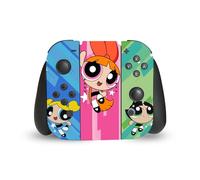 Head Case Designs Officially Licensed The Powerpuff Girls Group Oversized Graphics Vinyl Sticker Gaming Skin Decal Cover Compatible With Nintendo Switch Joy-Con Controller