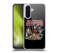 Head Case Designs Officially Licensed The Rolling Stones 78 US Tour Vintage Key Art Gel Case [Military Grade Protection] Compatible With Samsung Galaxy A36 5G