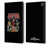 Head Case Designs Officially Licensed The Rolling Stones 78 Us Tour Vintage Key Art Leather Wallet Case Compatible With Amazon Fire Max 11 2023