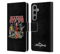 Head Case Designs Officially Licensed The Rolling Stones 78 Us Tour Vintage Key Art Leather Wallet Case Compatible With Samsung Galaxy S25