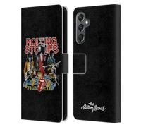 Head Case Designs Officially Licensed The Rolling Stones 78 Us Tour Vintage Key Art Leather Wallet Case Compatible With Samsung Galaxy A25 5G