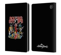 Head Case Designs Officially Licensed The Rolling Stones 78 Us Tour Vintage Key Art Leather Wallet Case Compatible With Amazon Fire 7 2022