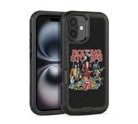 Head Case Designs Officially Licensed The Rolling Stones 78 US Tour Vintage Key Art Ultra-Armoured Shockproof Case [Military Grade Protection] Compatible With Apple iPhone 16