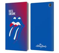 Head Case Designs Officially Licensed The Rolling Stones Blue And Lonesome Album Key Art Leather Wallet Case Compatible With Amazon Fire Max 11 2023