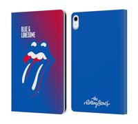 Head Case Designs Officially Licensed The Rolling Stones Blue And Lonesome Album Key Art Leather Wallet Case Compatible With Apple iPad 10.9 2022/2025