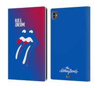 Head Case Designs Officially Licensed The Rolling Stones Blue And Lonesome Album Key Art Leather Wallet Case Compatible With Apple iPad Pro 11 M4/M5 2024/2025