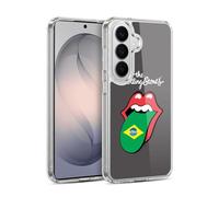 Head Case Designs Officially Licensed The Rolling Stones Brazil International Licks 1 Gel Case [Military Grade Protection] Compatible with Samsung Galaxy S26 and Compatible with MagSafe