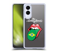 Head Case Designs Officially Licensed The Rolling Stones Brazil International Licks 1 Gel Case [Military Grade Protection] Compatible With Samsung Galaxy S25 Edge