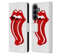 Head Case Designs Officially Licensed The Rolling Stones Distorted Tongue Graphics Leather Wallet Case Compatible With Samsung Galaxy S26 Plus