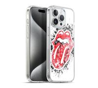 Head Case Designs Officially Licensed The Rolling Stones Distressed Look Tongue Licks Collection Gel Case [Military Grade] Compatible with Apple iPhone 15 Pro Max and Compatible with MagSafe
