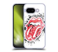 Head Case Designs Officially Licensed The Rolling Stones Distressed Look Tongue Licks Collection Gel Case [Military Grade Protection] Compatible With Google Pixel 9A