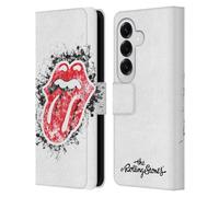Head Case Designs Officially Licensed The Rolling Stones Distressed Look Tongue Licks Collection Leather Wallet Case Compatible With Samsung Galaxy S26