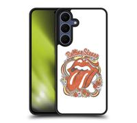 Head Case Designs Officially Licensed The Rolling Stones Flowers Tongue Graphics Gel Armour Case [Military Grade Protection] Compatible With Samsung Galaxy S25 FE