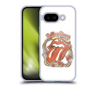 Head Case Designs Officially Licensed The Rolling Stones Flowers Tongue Graphics Gel Case [Military Grade Protection] Compatible With Google Pixel 9A