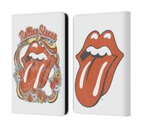 Head Case Designs Officially Licensed The Rolling Stones Flowers Tongue Graphics Leather Wallet Case Compatible With Amazon Kindle 11th Gen 6in 2022