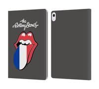 Head Case Designs Officially Licensed The Rolling Stones France International Licks 1 Leather Wallet Case Compatible With Apple iPad Air 13 2024/2025