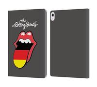 Head Case Designs Officially Licensed The Rolling Stones Germany International Licks 1 Leather Wallet Case Compatible With Apple iPad Air 13 2024/2025
