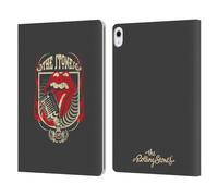 Head Case Designs Officially Licensed The Rolling Stones Jumbo Tongue Key Art Leather Wallet Case Compatible With Apple iPad Air 13 2024/2025