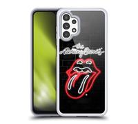 Head Case Designs Officially Licensed The Rolling Stones Neon Licks Collection Gel Case [Military Grade Protection] Compatible With Samsung Galaxy A13 (2022)