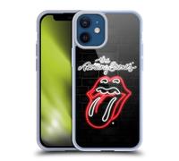 Head Case Designs Officially Licensed The Rolling Stones Neon Licks Collection Gel Case [Military Grade Protection] Compatible with Apple iPhone 12 Mini and Compatible with MagSafe