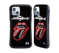 Head Case Designs Officially Licensed The Rolling Stones Neon Licks Collection Hybrid Case Compatible With Apple iPhone 14