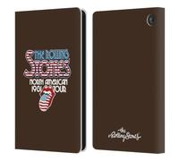 Head Case Designs Officially Licensed The Rolling Stones North American Tour 1981 Key Art Leather Wallet Case Compatible With Amazon Fire 7 2022