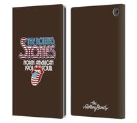 Head Case Designs Officially Licensed The Rolling Stones North American Tour 1981 Key Art Leather Wallet Case Compatible With Amazon Fire Max 11 2023