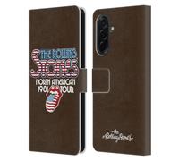 Head Case Designs Officially Licensed The Rolling Stones North American Tour 1981 Key Art Leather Wallet Case Compatible With Samsung Galaxy A36 5G