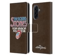Head Case Designs Officially Licensed The Rolling Stones North American Tour 1981 Key Art Leather Wallet Case Compatible With Samsung Galaxy A17 4G / 5G
