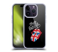 Head Case Designs Officially Licensed The Rolling Stones Only Rock And Roll Distressed Albums Gel Case [Military Grade Protection] Compatible With Apple iPhone 14 Pro