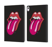 Head Case Designs Officially Licensed The Rolling Stones Pink Tongue Graphics Leather Wallet Case Compatible With Apple iPad Air 13 2024/2025