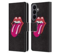 Head Case Designs Officially Licensed The Rolling Stones Pink Tongue Graphics Leather Wallet Case Compatible With Samsung Galaxy S26 Plus