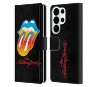 Head Case Designs Officially Licensed The Rolling Stones Rainbow Tongue Graphics Leather Wallet Case Compatible With Samsung Galaxy S26 Ultra