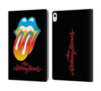 Head Case Designs Officially Licensed The Rolling Stones Rainbow Tongue Graphics Leather Wallet Case Compatible With Apple iPad Air 13 2024/2025
