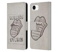 Head Case Designs Officially Licensed The Rolling Stones Sketch USA Flag Graphics Leather Wallet Case Compatible With Apple iPhone 16e
