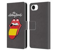 Head Case Designs Officially Licensed The Rolling Stones Spain International Licks 1 Leather Wallet Case Compatible With Apple iPhone 16e