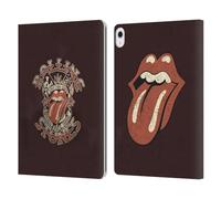 Head Case Designs Officially Licensed The Rolling Stones Tattoo You 1981 Tours Leather Wallet Case Compatible With Apple iPad Air 13 2024/2025