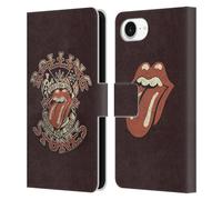 Head Case Designs Officially Licensed The Rolling Stones Tattoo You 1981 Tours Leather Wallet Case Compatible With Apple iPhone 16e