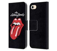 Head Case Designs Officially Licensed The Rolling Stones Tongue Classic Key Art Leather Book Wallet Case Cover Compatible With Apple iPhone 7/8 / SE 2020 & 2022