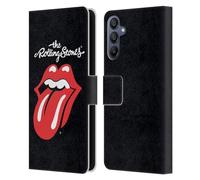 Head Case Designs Officially Licensed The Rolling Stones Tongue Classic Key Art Leather Wallet Case Compatible With Samsung Galaxy A15