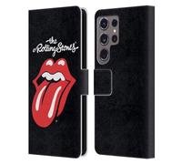 Head Case Designs Officially Licensed The Rolling Stones Tongue Classic Key Art Leather Wallet Case Compatible With Samsung Galaxy S24 Ultra 5G