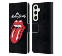 Head Case Designs Officially Licensed The Rolling Stones Tongue Classic Key Art Leather Wallet Case Compatible With Samsung Galaxy S25+