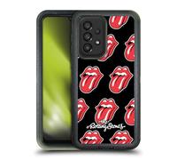Head Case Designs Officially Licensed The Rolling Stones Tongue Classic Pattern Licks Collection Ultra-Armoured Shockproof Case [Military Grade Protection] Compatible With Galaxy A33 5G (2022)