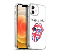 Head Case Designs Officially Licensed The Rolling Stones UK Tongue Key Art Gel Case [Military Grade Protection] Compatible with Apple iPhone 12 / iPhone 12 Pro and Compatible with MagSafe
