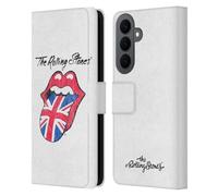 Head Case Designs Officially Licensed The Rolling Stones Uk Tongue Key Art Leather Wallet Case Compatible With Samsung Galaxy S26 Plus